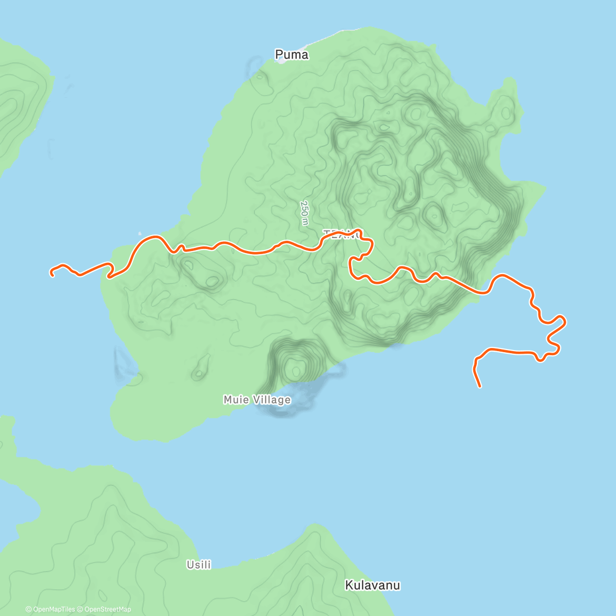 Карта физической активности (Zwift - The Big Ring in Watopia)