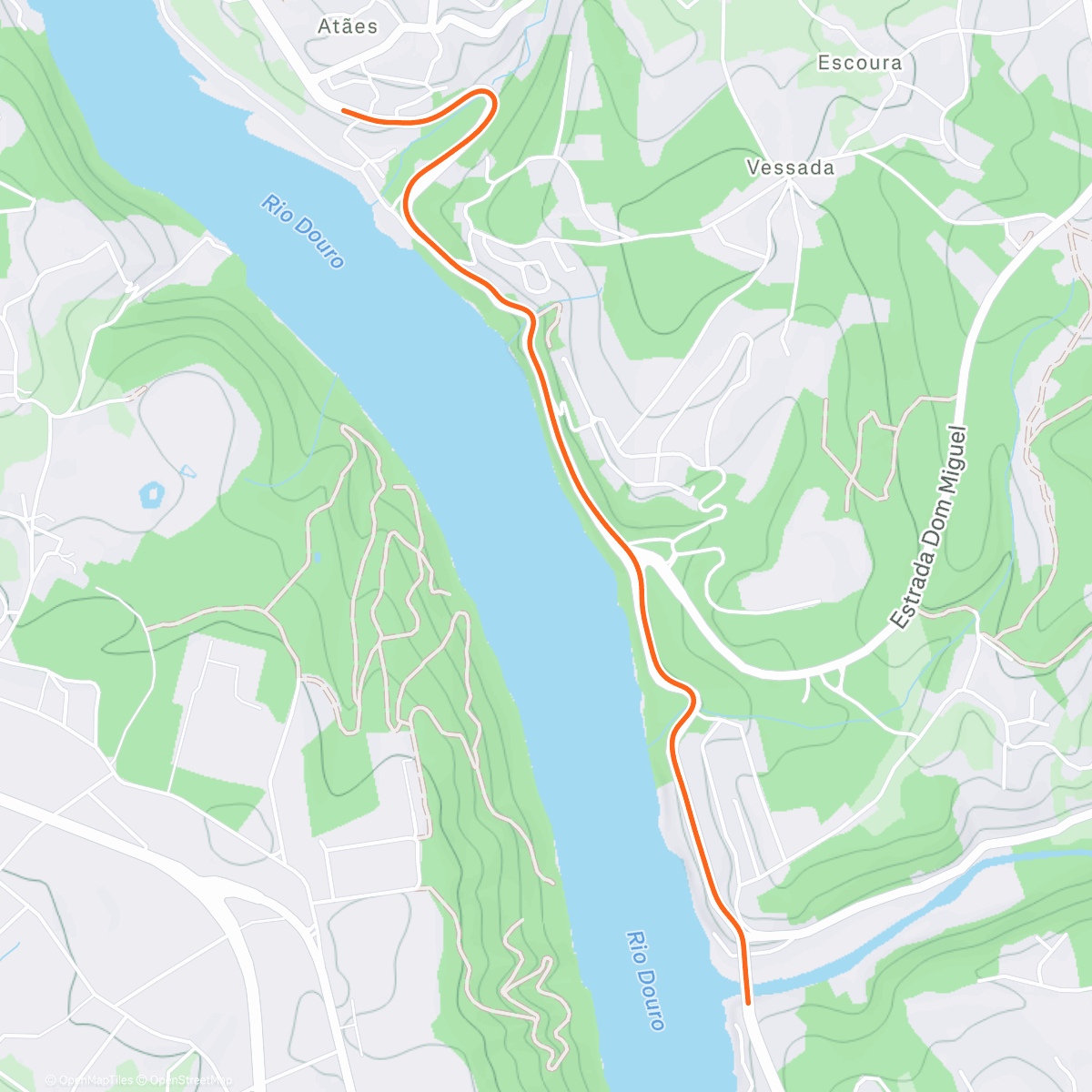 Map of the activity, ROUVY - 7 Minute Cool-down