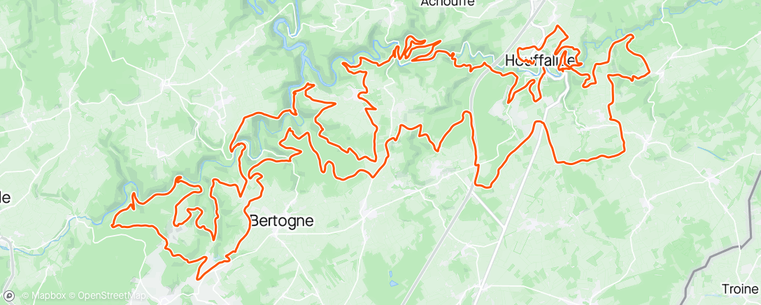 Karte der Aktivität „Roc d’Ardenne”