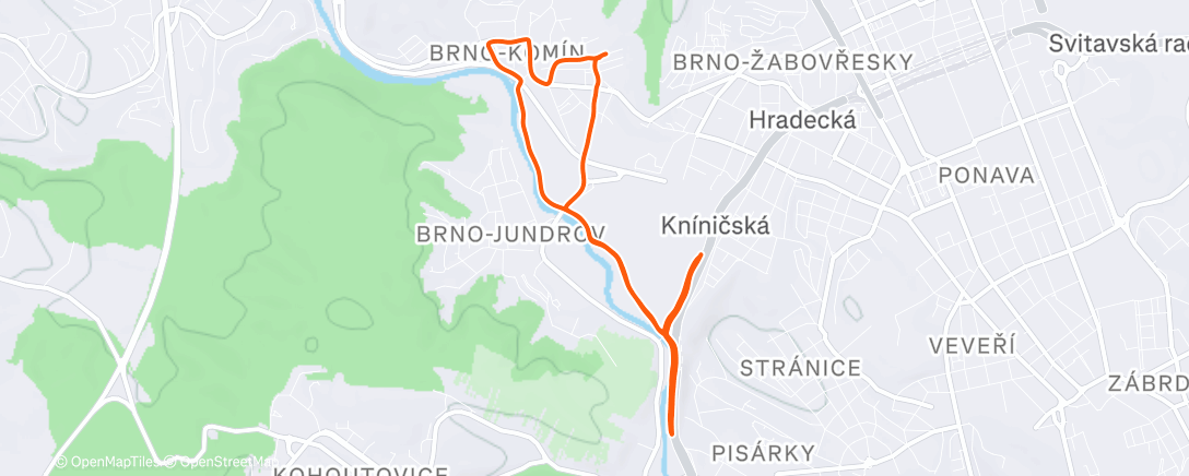 Map of the activity, Tempo