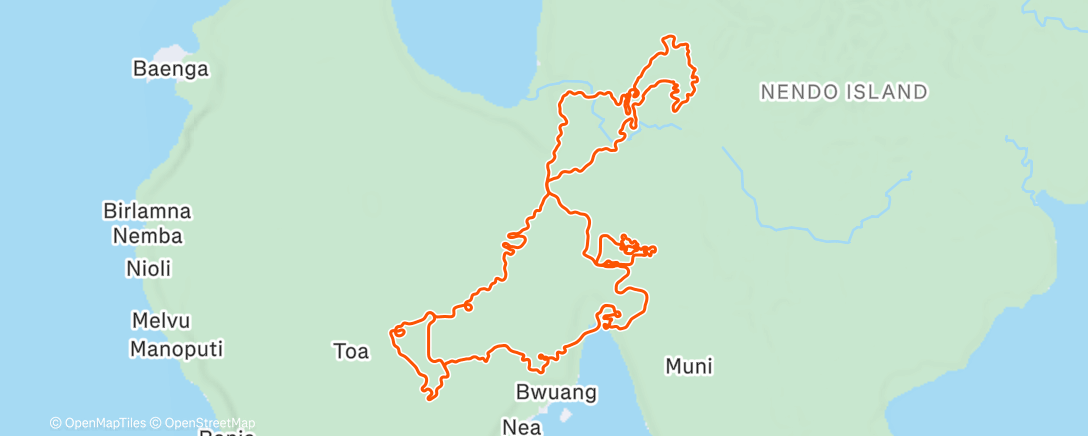 Map of the activity, Zwinter