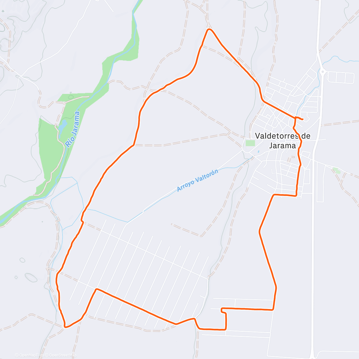 Map of the activity, Cansancio total