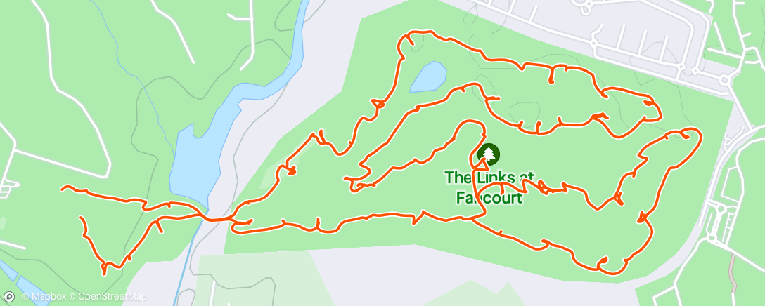 Map of the activity, Golf Links Course Fancourt 🇿🇦