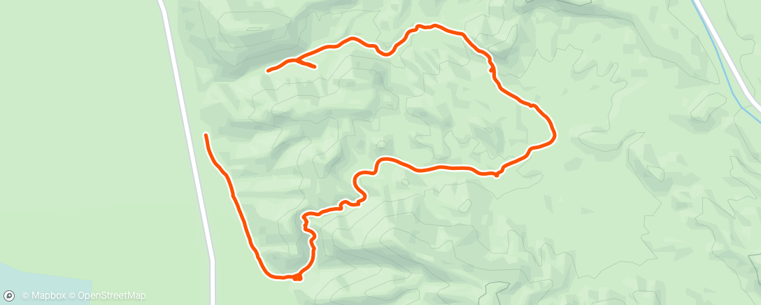 Mapa da atividade, Morning hike