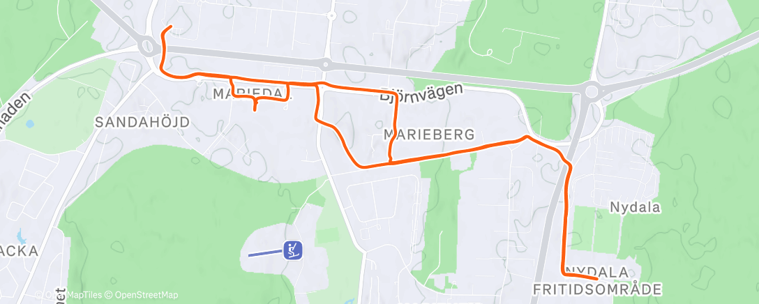 Карта физической активности (Lunch Walk)