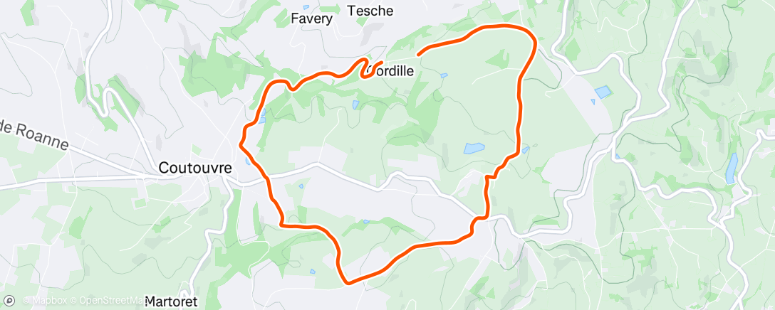 Map of the activity, Trail matinal avec 🇨🇭