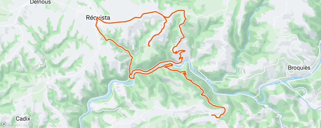 Carte de l'activité