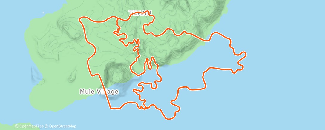 Map of the activity, Zwift - Watopia