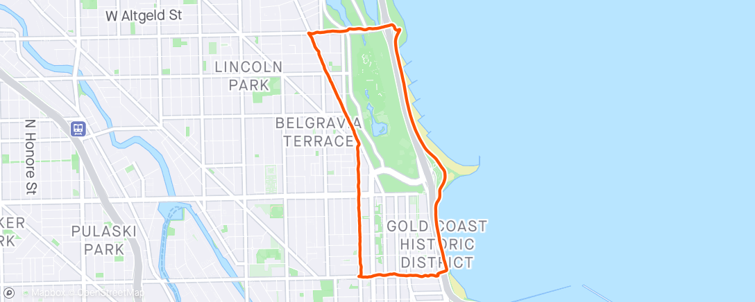 Map of the activity, short run inspired by friends