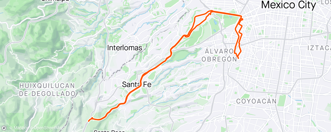 Map of the activity, Venta sabrosa