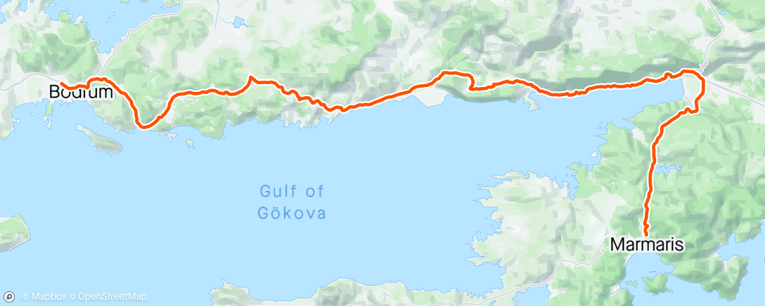 Map of the activity, Tour of Turkey 🇹🇷 #4
