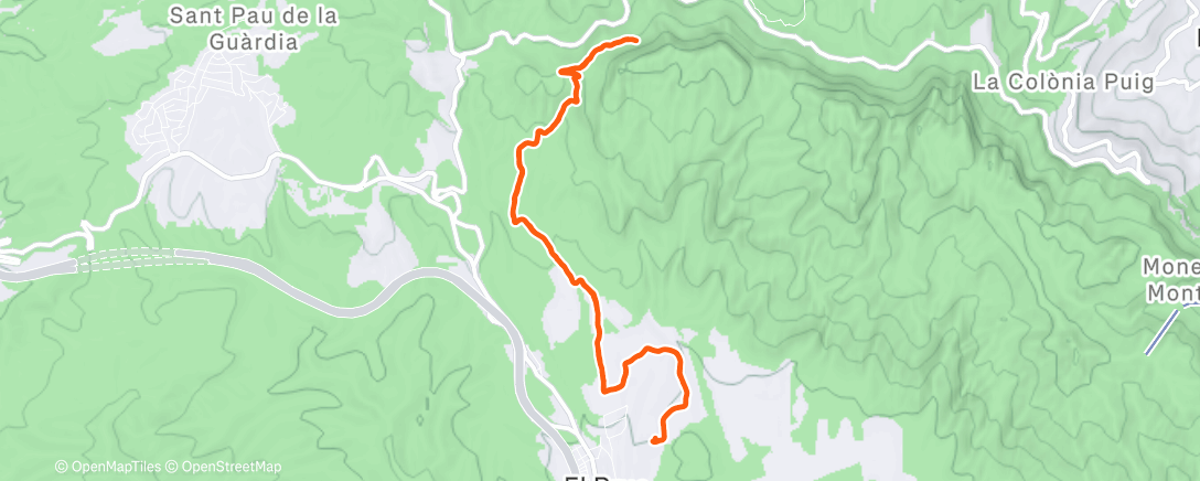 Карта физической активности (Caminata de mañana)