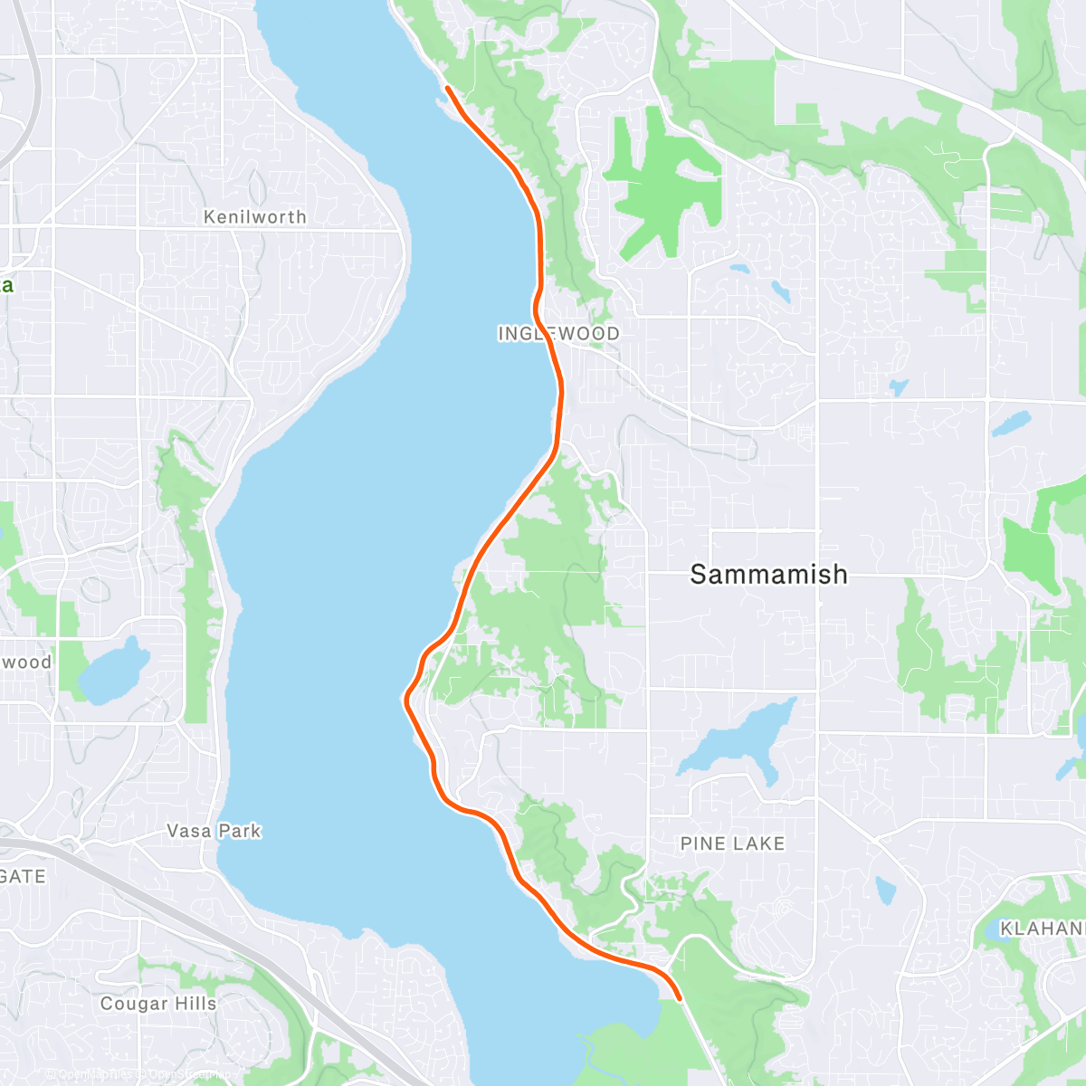 Map of the activity, Long Run