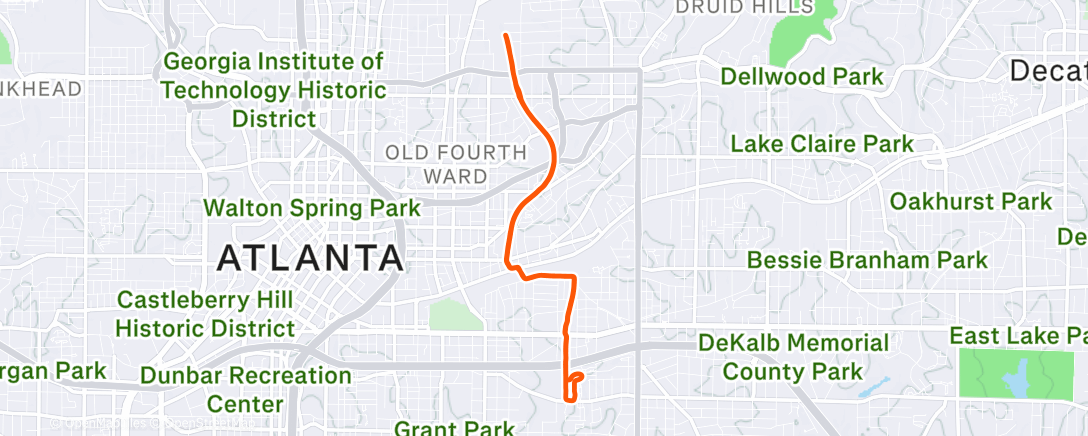 Map of the activity, Mitchell reunion