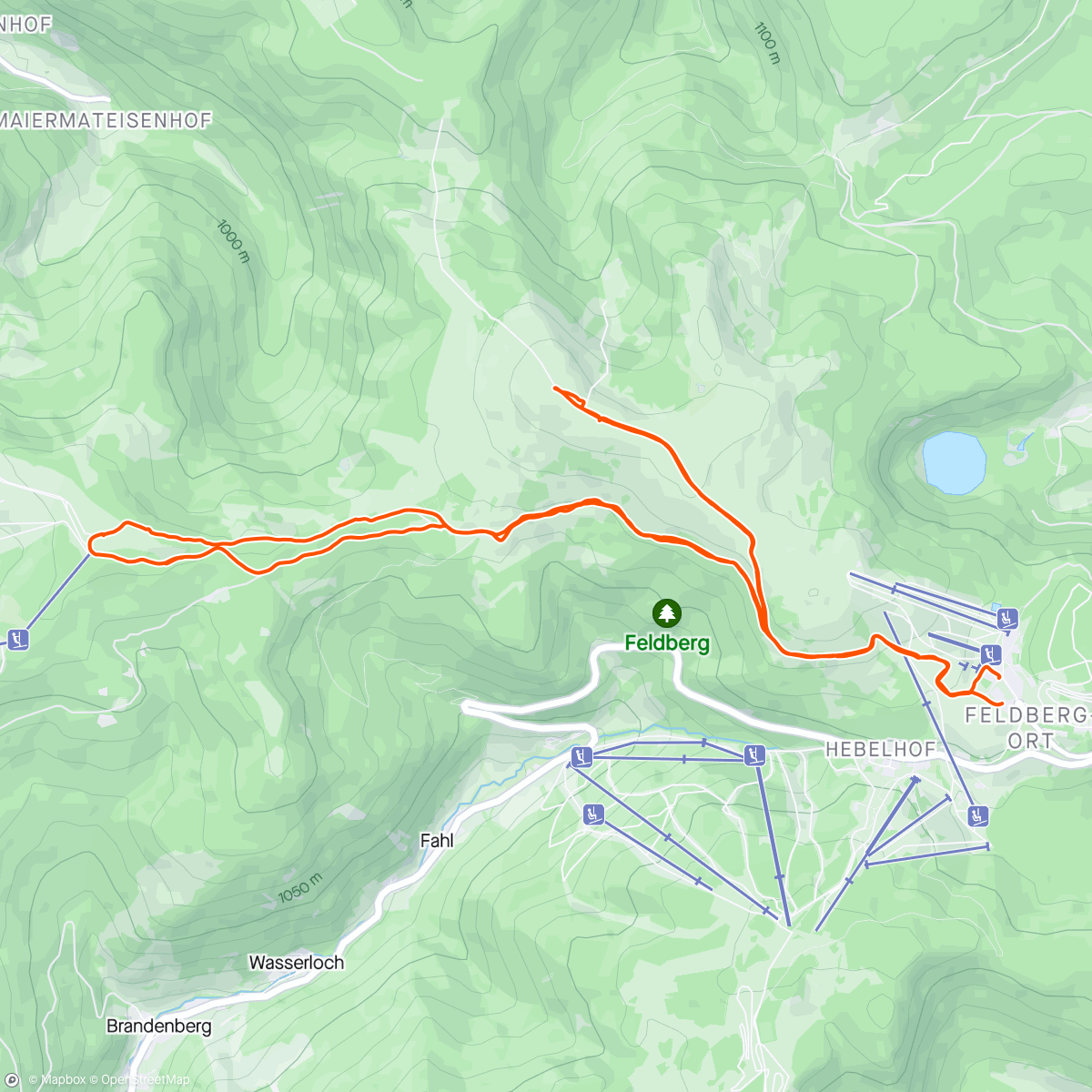 Map of the activity, Winterwonderland ⛄🌨️