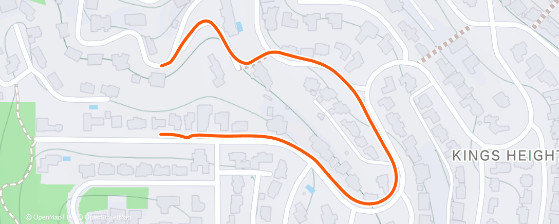 Map of the activity, Lunch Walk
