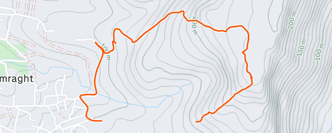 Map of the activity, Middaghike - Tamraght Ouzdar - Point de vue 😅