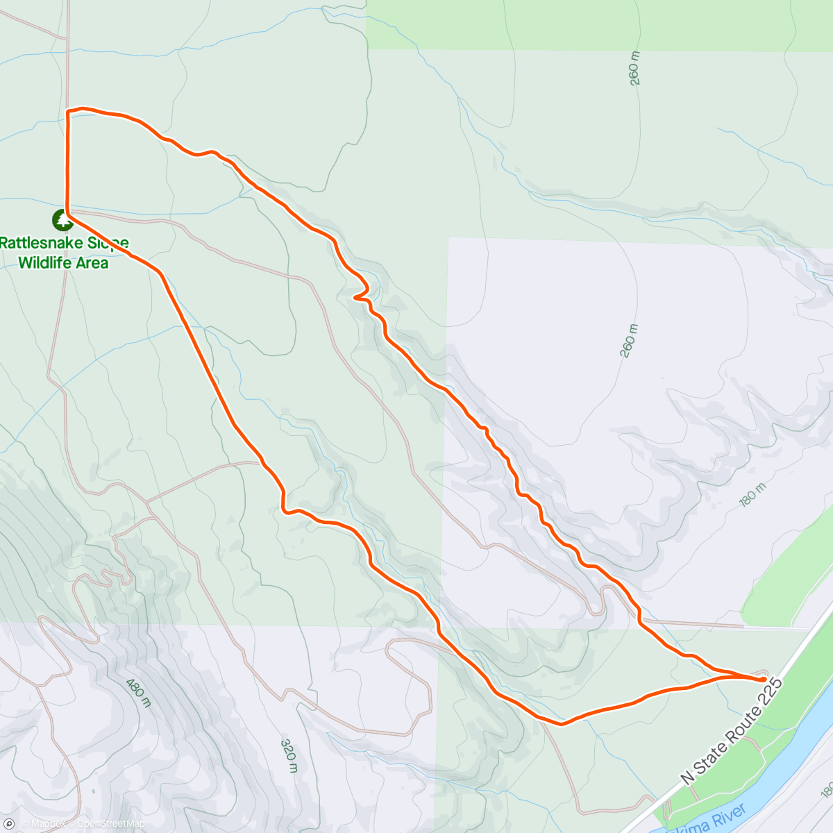 Map of the activity, Rattlesnake with the Zoo