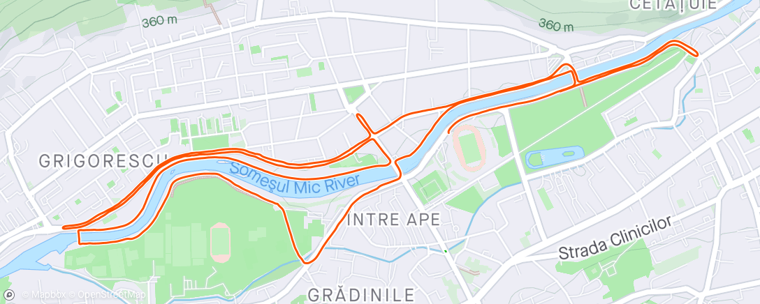 Map of the activity, Crosul 10km Garmin - Wizz Air Cluj-Napoca Marathon 2024