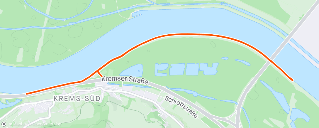 Map of the activity, Krems an der Donau und Tullnerfelder Donau-Auen / Gedersdorf und Tullnerfelder Donau-Auen