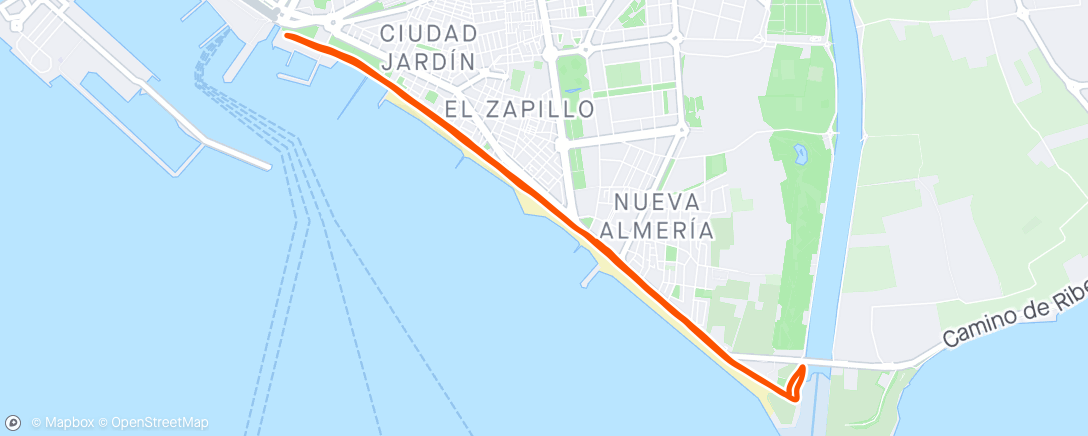 Mappa dell'attività 8 kms de fiesta