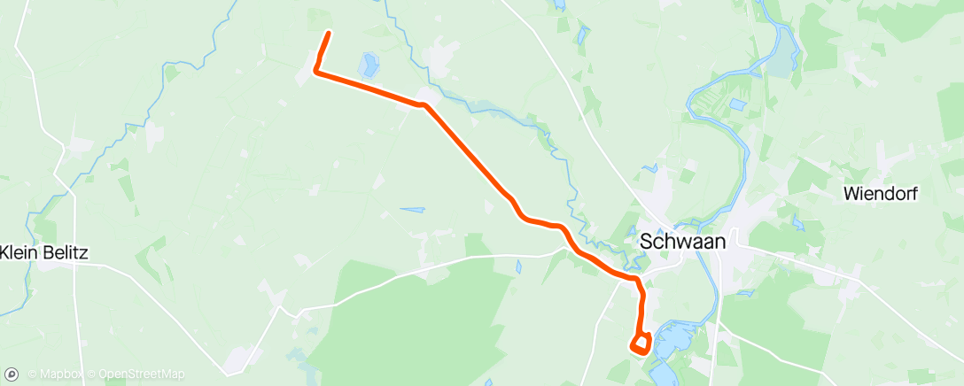 Map of the activity, Road to Rennsteig SM: 15km EDL