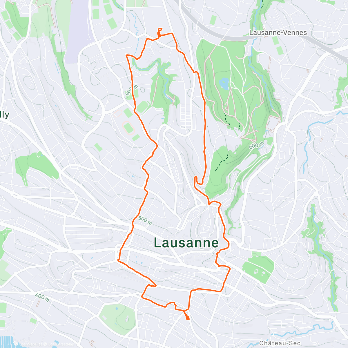 Map of the activity, Grimpée au cube