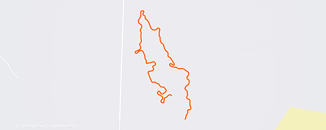 Map of the activity, MyWhoosh - Zone 2 Steady State