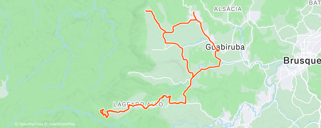 Карта физической активности (Primeira porteira PK/ Santo Antônio)