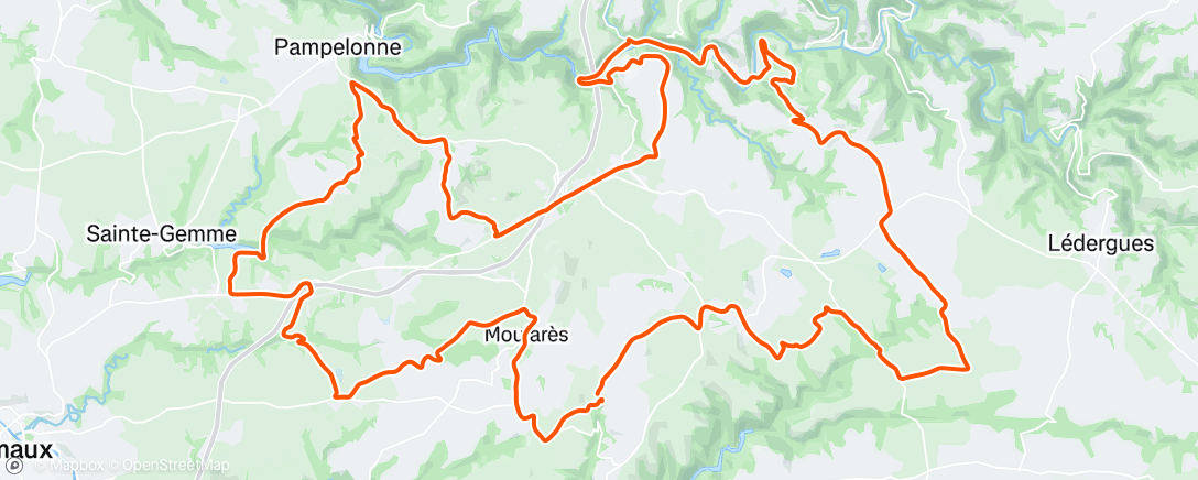 Carte de l'activité
