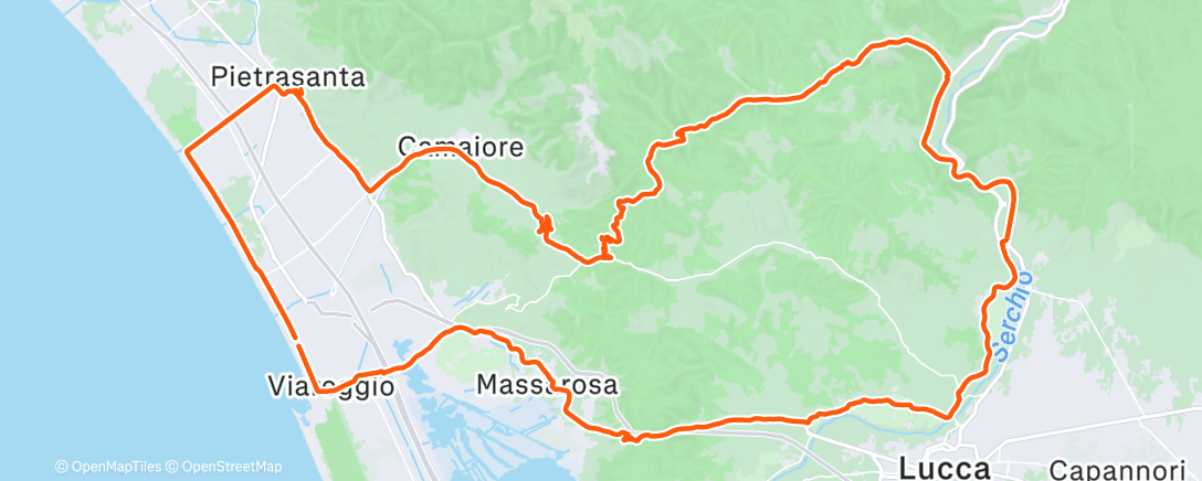 Map of the activity, TC CETILAR 2