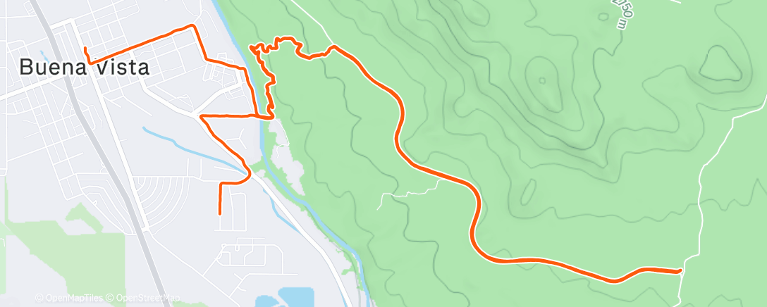 Mapa da atividade, Morning Run