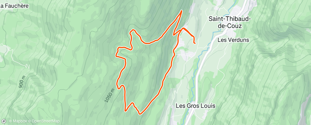 Map of the activity, Lunch Run