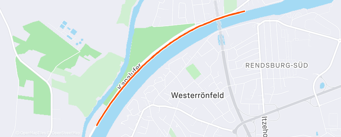 Map of the activity, Sporttest