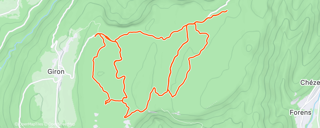 Map of the activity, Chantier