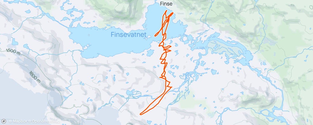 Mapa de la actividad (Påskeregatta til Appelsinhytta 🍊🐣)