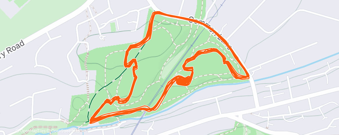 Map of the activity, Boxing Day CX (32nd)