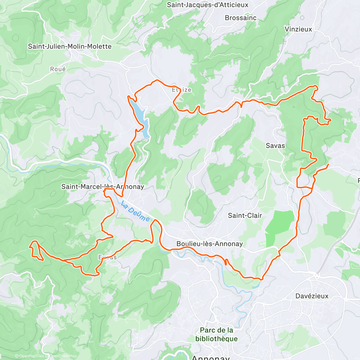 Карта физической активности (Sortie plaisir)