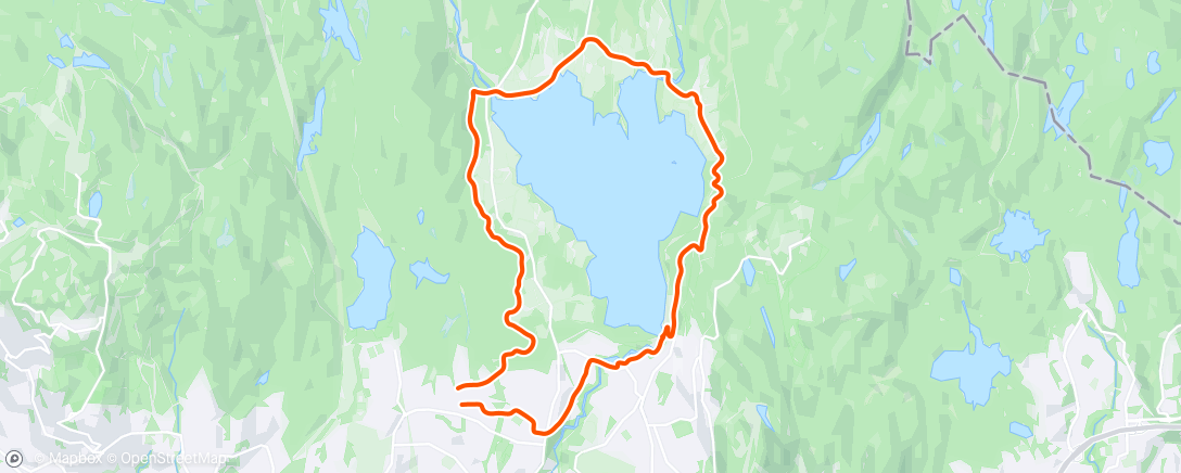 Carte de l'activité Rundt Maridalsvannet