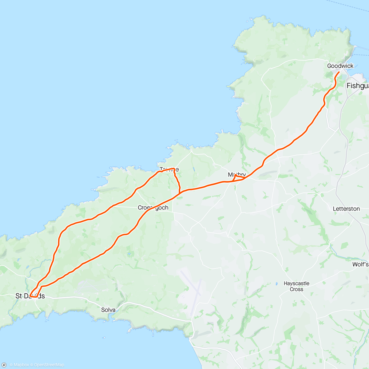 Map of the activity, ROUVY - Challenge Wales | UK 90 km