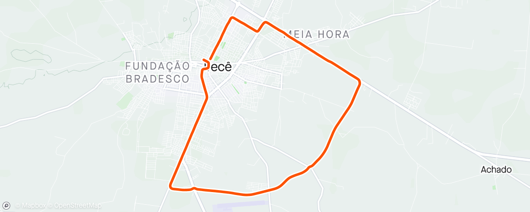 Map of the activity, Pedras rolando