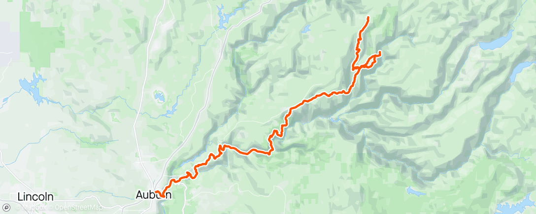 Map of the activity, Canyons 100k - 🖐️th