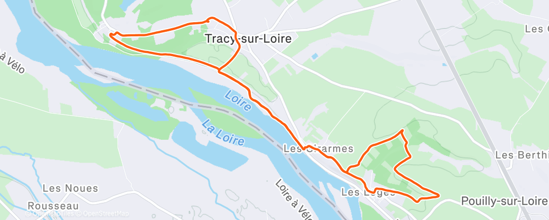 Карта физической активности (Lunch Trail Run)