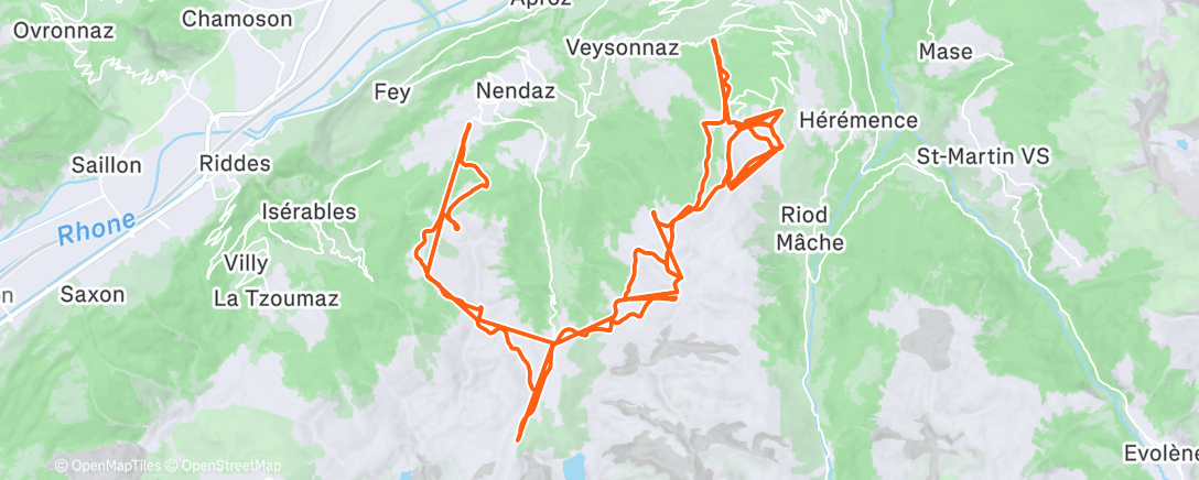 Mappa dell'attività Skiabfahrt am Morgen