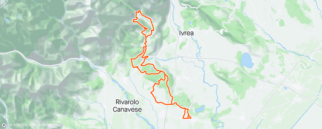 Map of the activity, Valchiusella