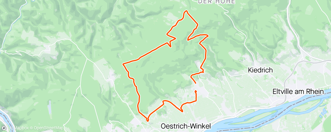 Map of the activity, Nice evening ride