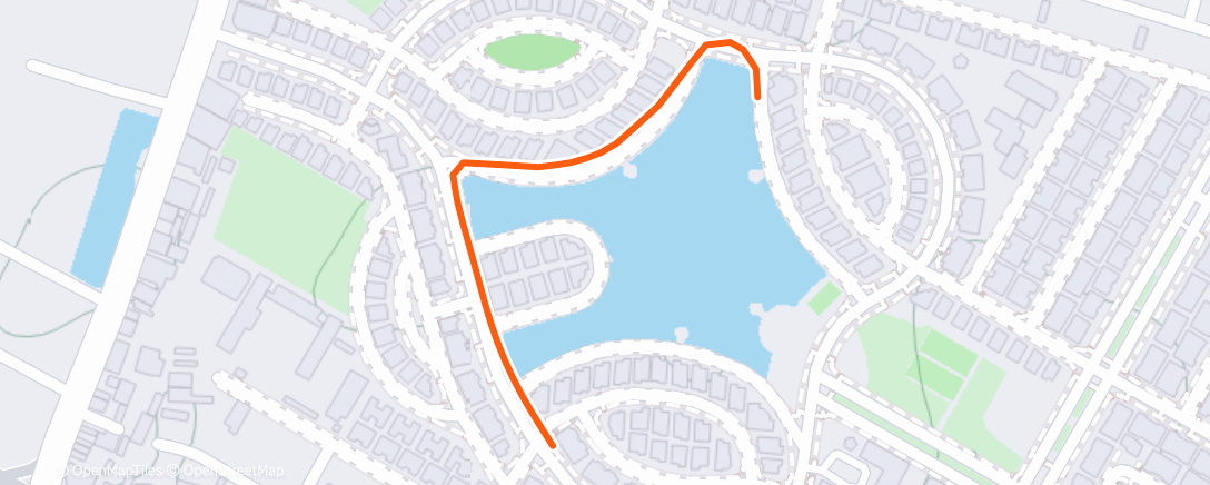 Карта физической активности (Evening Run)