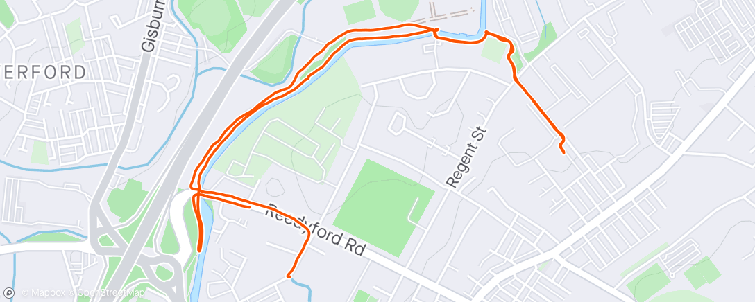 Map of the activity, A nice little run out 🏃‍♀️
