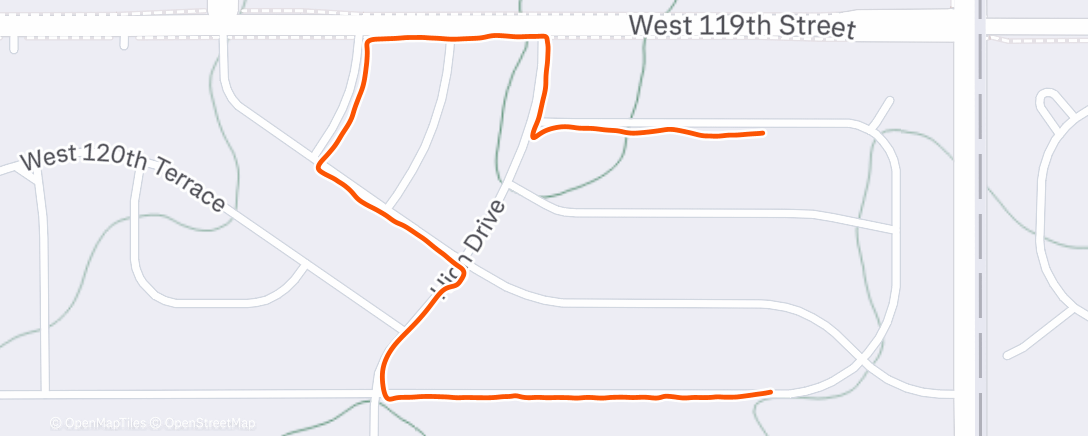 Map of the activity, Another gorgeous morning