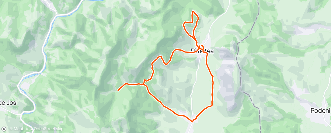 Map of the activity, Rametea E-Mountain Bike Ride